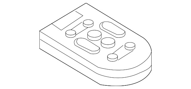 Genuine Ford Remote Control 5F9Z-18C908-AA