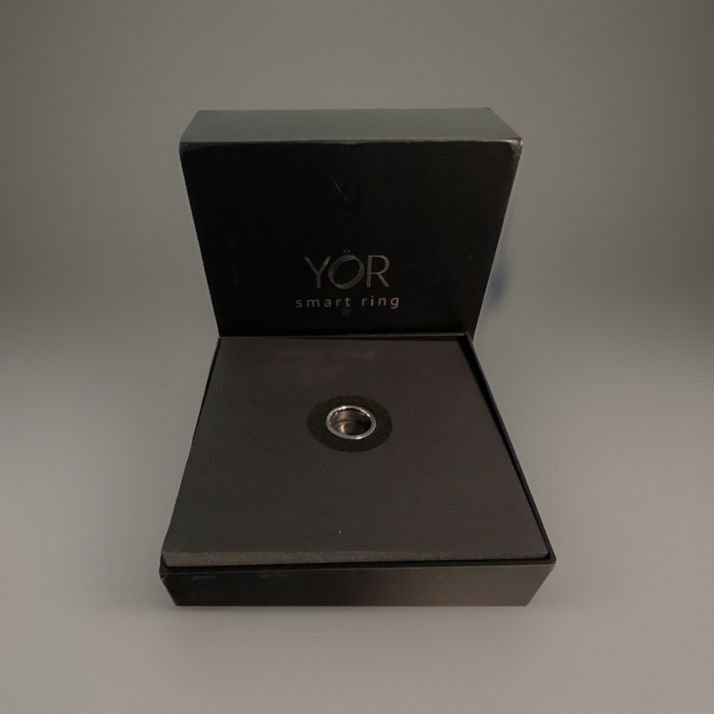 YOR Smart Ring by LetsFit – Silver Size 9 – Open Box Unused – iOS/Android