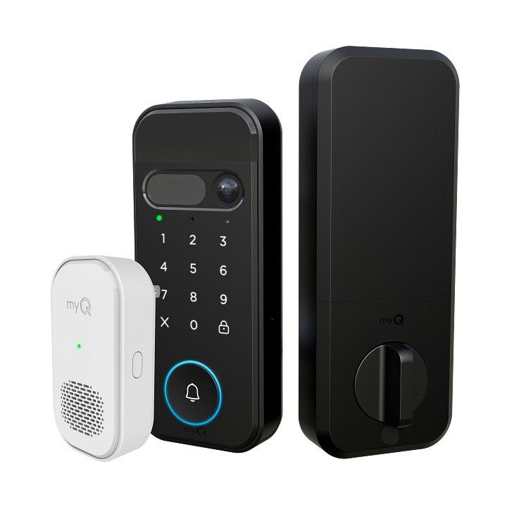 Secure View 3-in-1 Smart Lock & myQ Chime Bundle