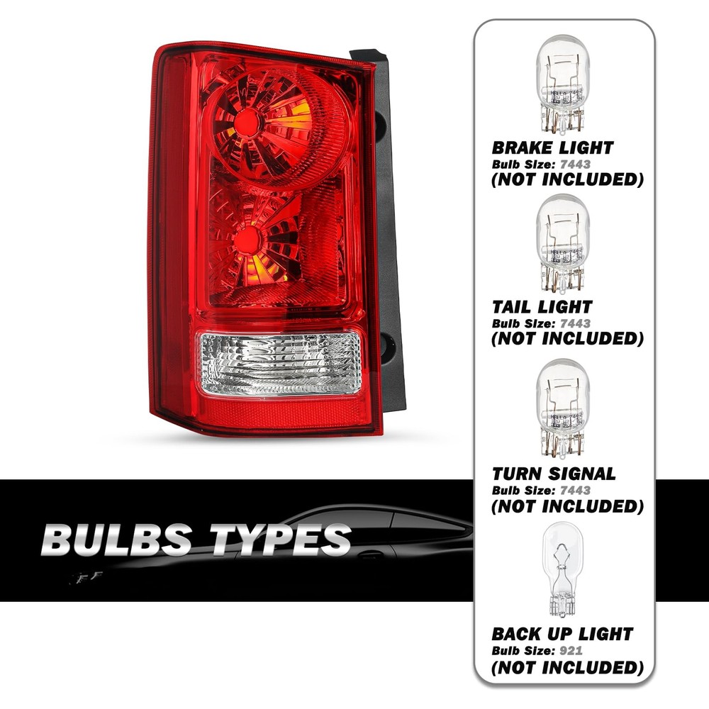 Tail Light Assembly for 2009-2015 Pilot OE Style Left Side HO2800174