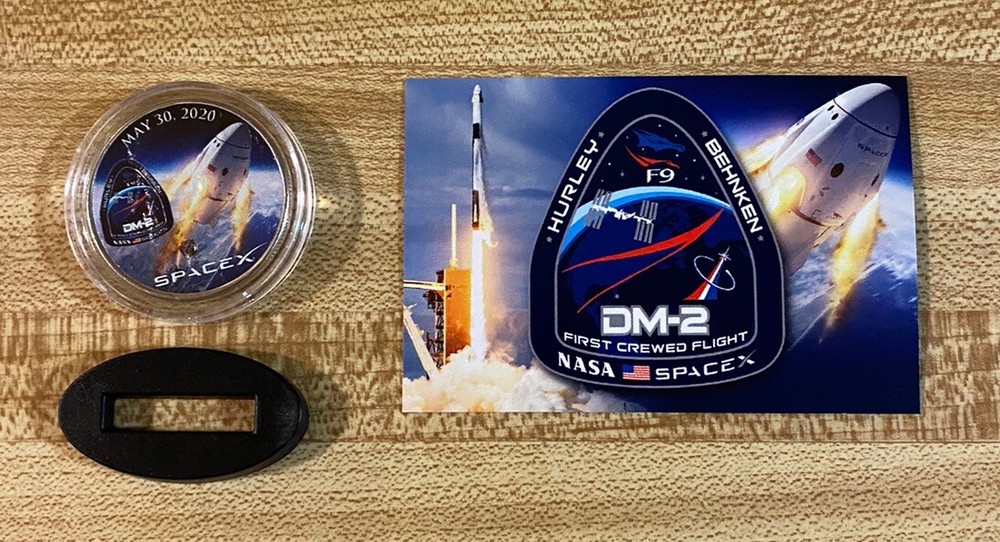 Space X Falcon 9 Half Dollar Coin