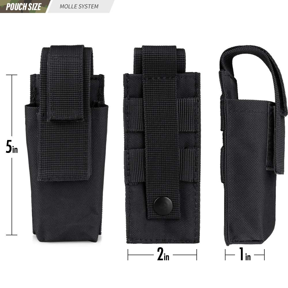 Tactical Molle Durable Tourniquet Pouch with Secure Snap and Hook & Loop Closure