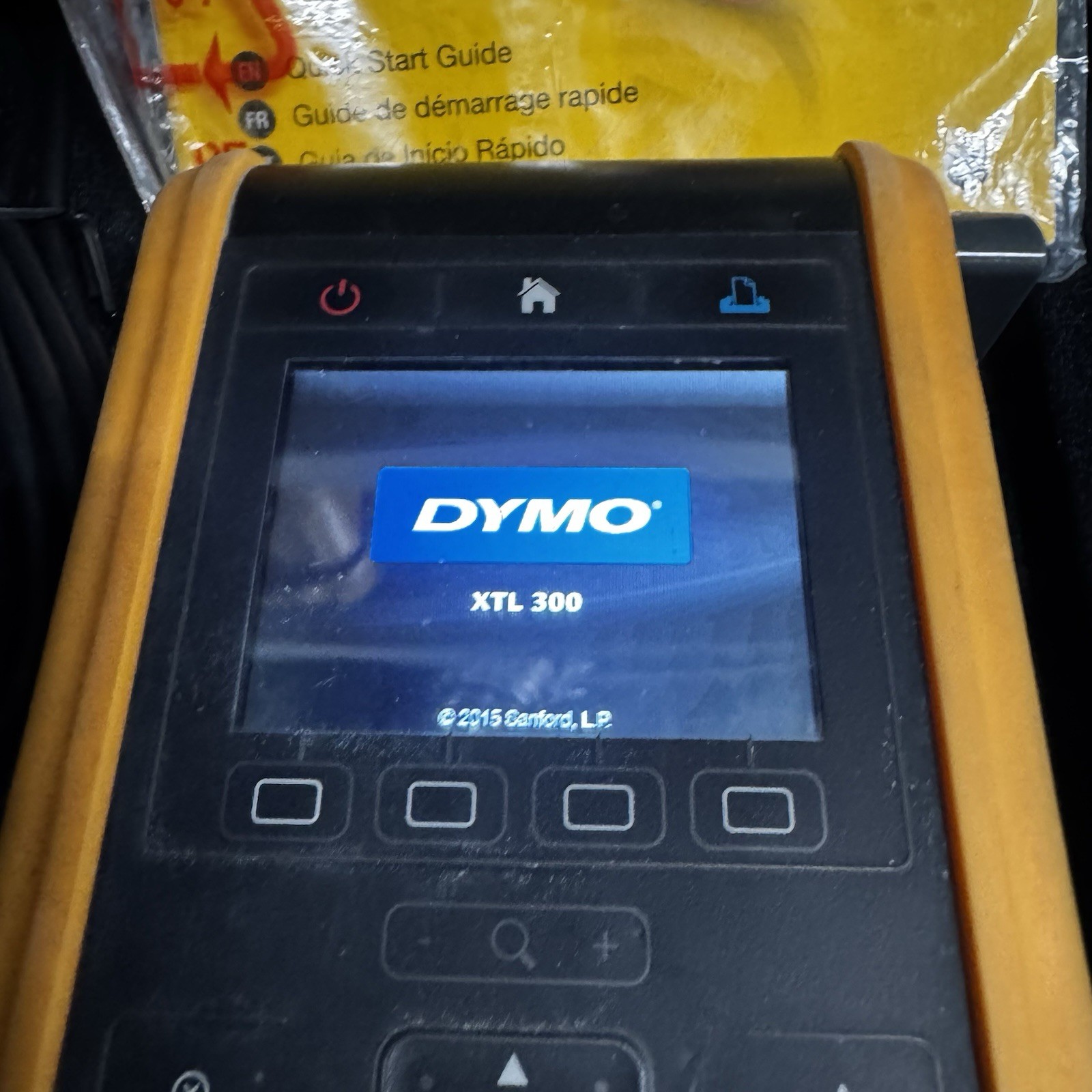 Dymo XTL 300 Label Maker with AC Adapter and Case Used