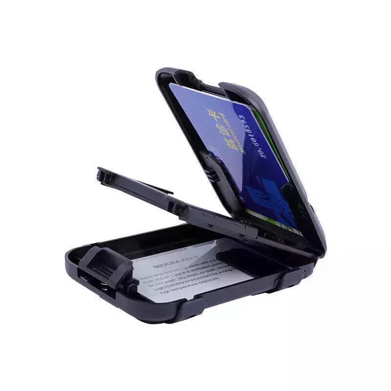 RFID Blocking Secure Money Clip Wallet for Men Durable Card Case Holder