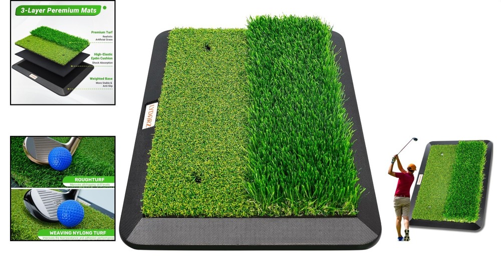 Versatile Golf Practice Mat with Instant Feedback - Elevate Your Game Anywhere