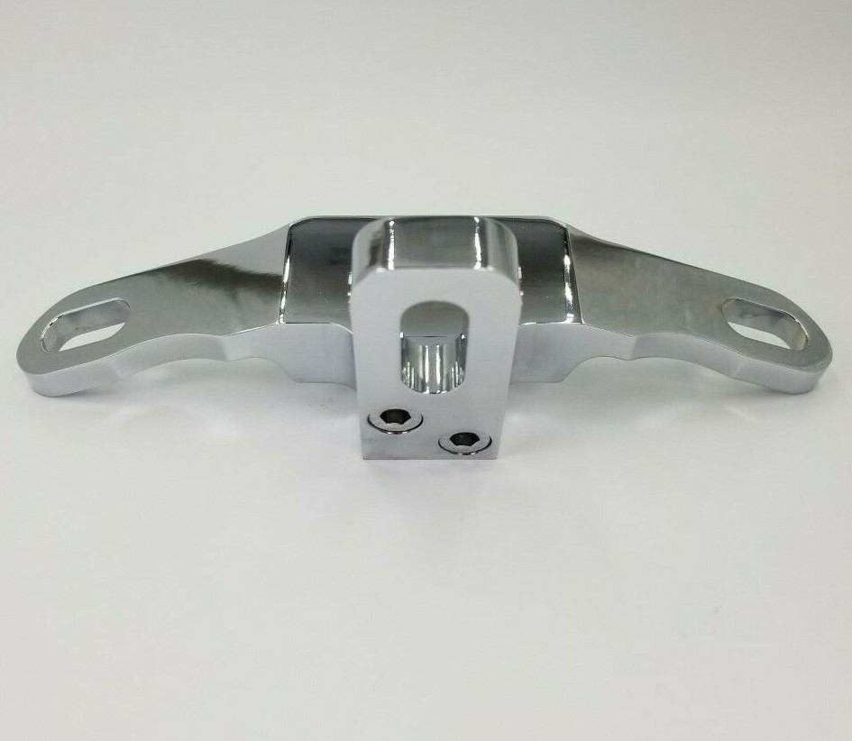 Chrome Top Motor Mount w Coil Holes for Harley FL FX 1948-99 Panhead Shovelhead