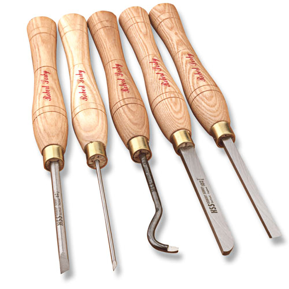 Robert Sorby #47HS 5-Piece Micro Hollowing/Spindle Combo Set
