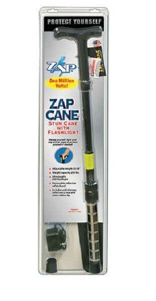 Stun Cane with Flashlight 1 Million Volts