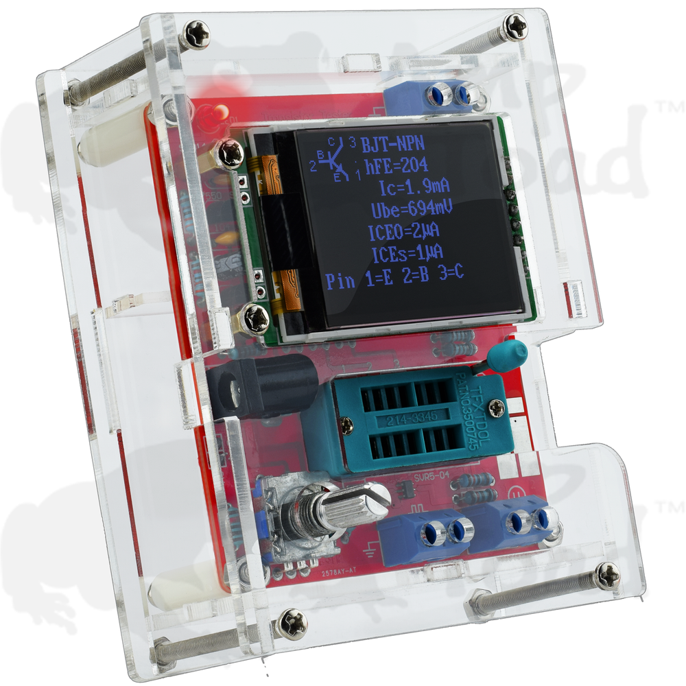 GM328 IC-TTL Transistor Tester with Clear Case - Component Tester
