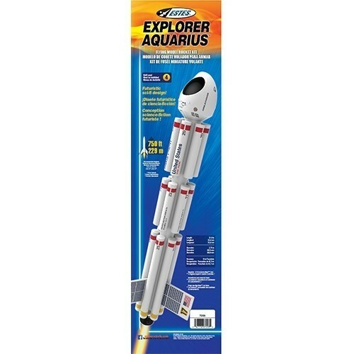 Estes Flying Model Rocket Kit Explorer Aquarius EST 7253