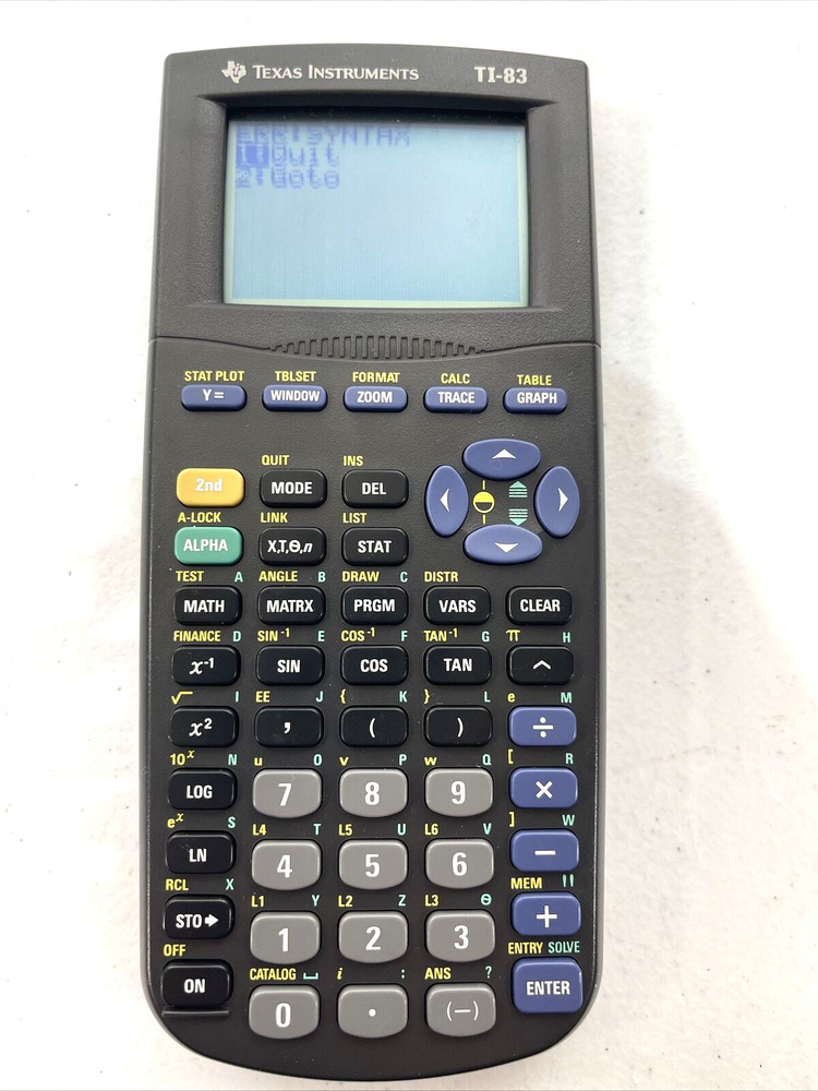 Texas Instruments Ti-83 Tested And Works