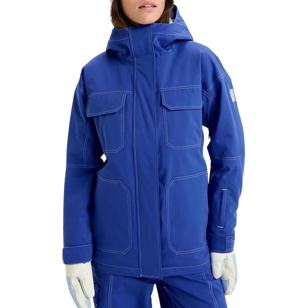 Roxy Chloe Kim Women's Winter Jacket, Dazzling Blue, Small