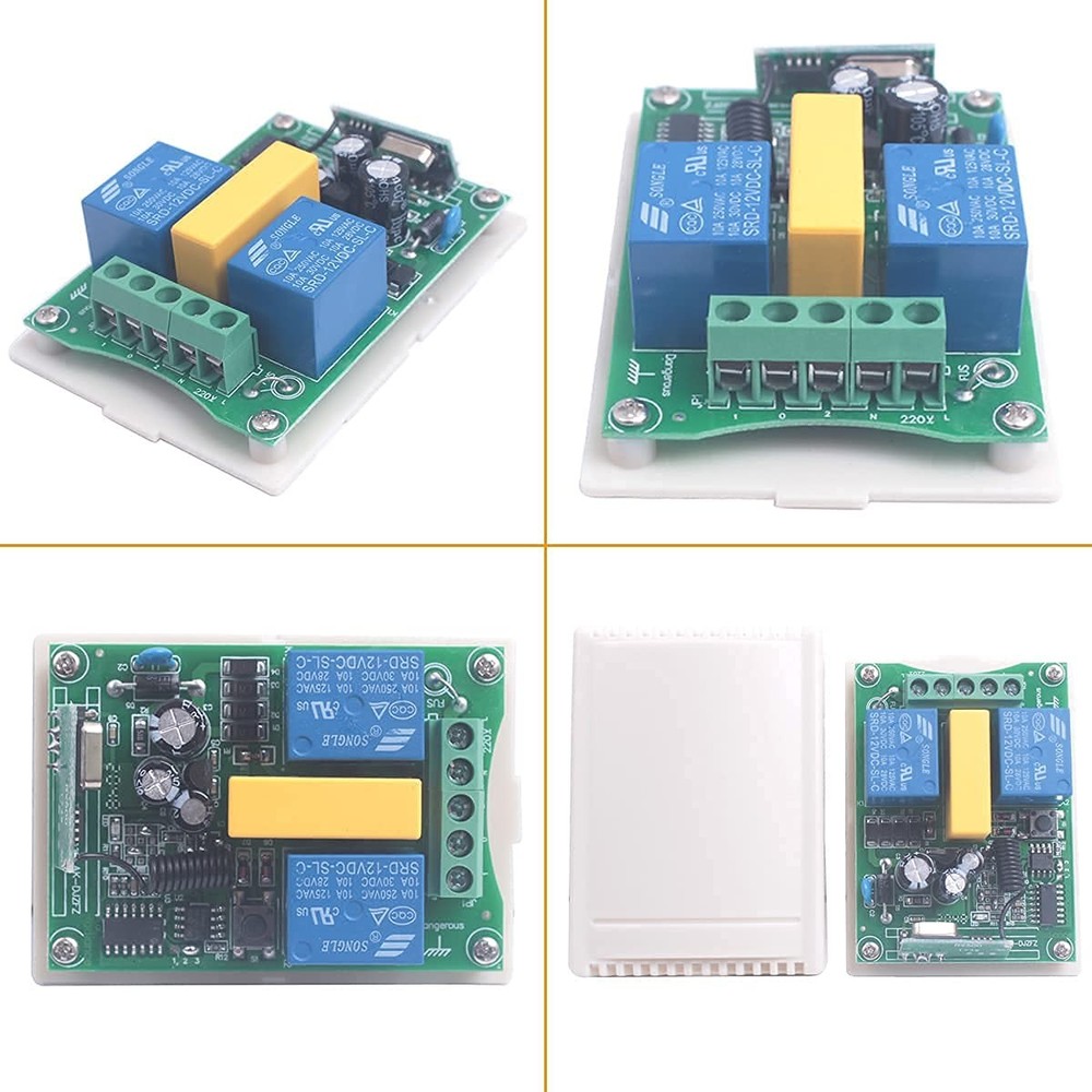 Universal 110V AC Motor Remote Control Switch Forward and 2X 433MHz