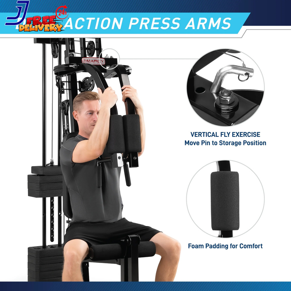 100 Lbs Stack Home Gym Dual-function Heavy-duty US ONLY