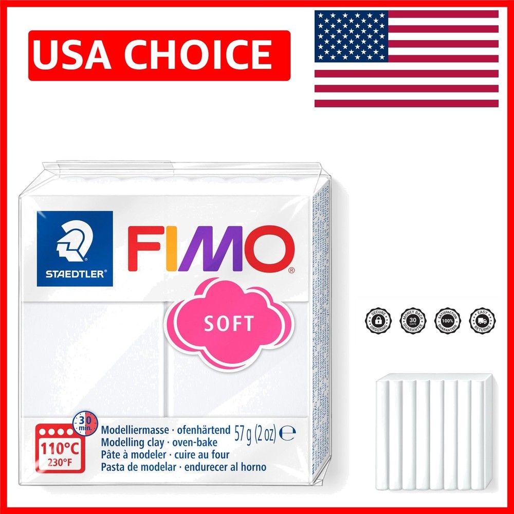 Oven Bake FIMO Soft Modeling Clay 57g - Create Break-Resistant Masterpieces