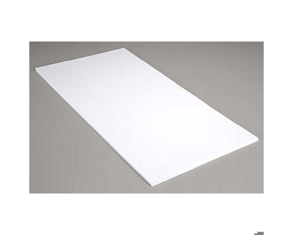 Evergreen Scale Models Polystyrene Plain White Sheets (8) (12x24x0.03")