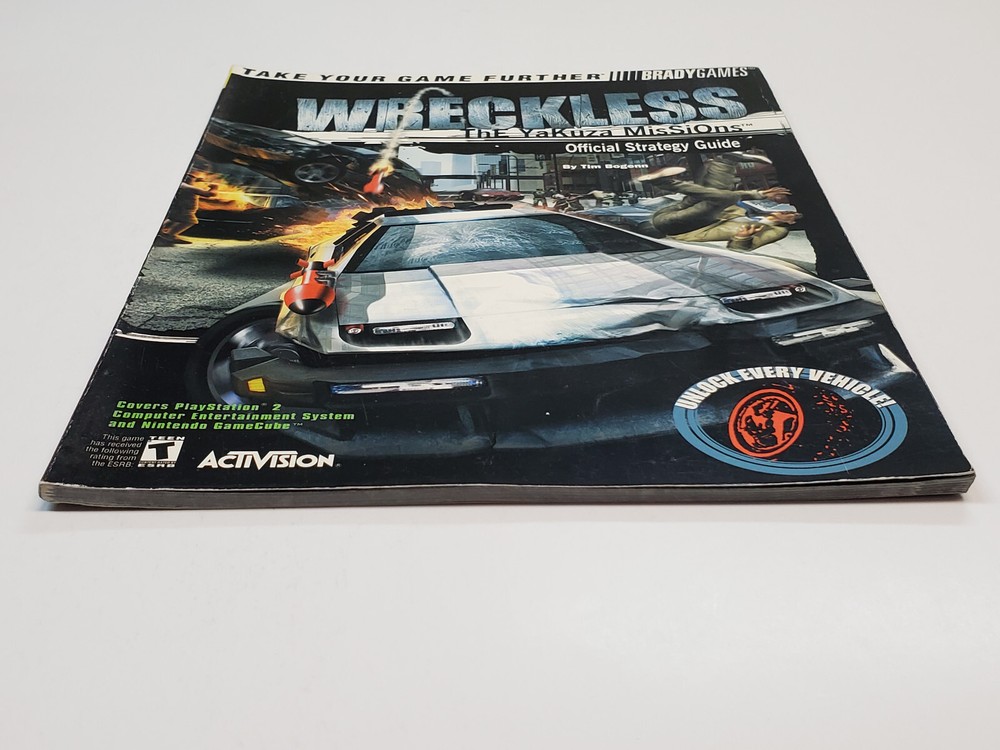 Wreckless Prima Strategy Guide Book *wear