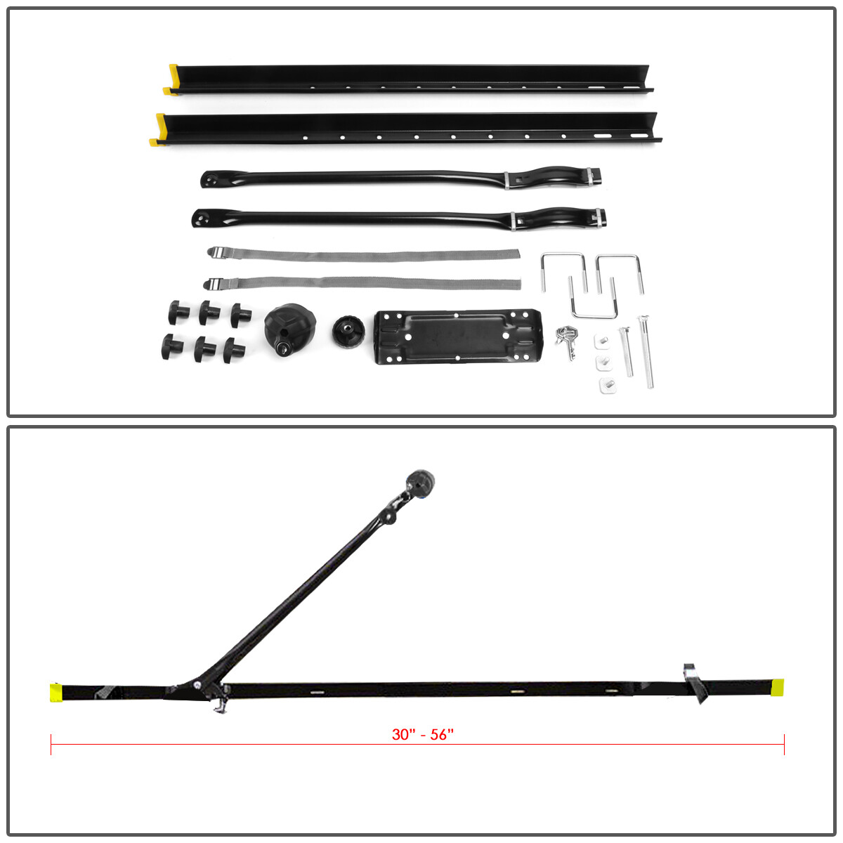 HEAVY DUTY IRON UNIVERSAL CAR ROOF TOP BICYCLE UPRIGHT MOUNT BIKE RACK W/LOCK