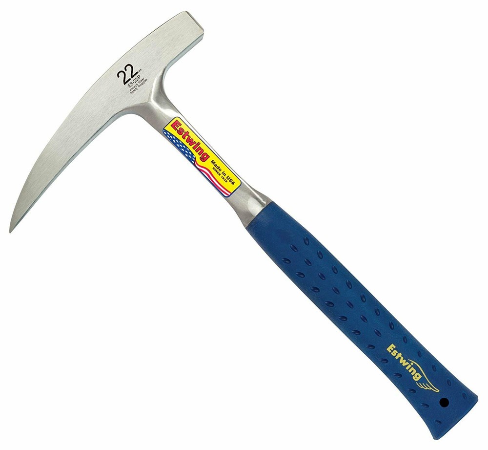 Estwing Rock Pick with Pointed Tip & Shock Reduction Grip
