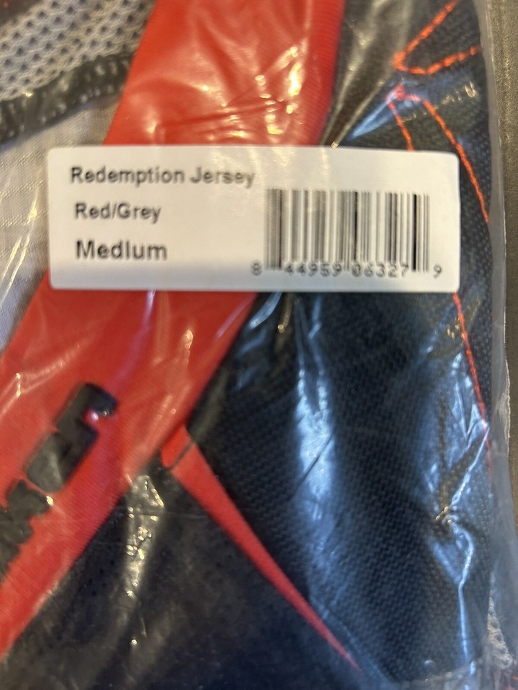 NEW!! Valken Redemption Jersey - Medium - Red/Grey