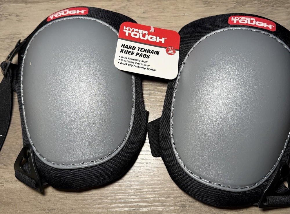 Hyper Tough Protective Hard-Shell Rocker Kneepads 8.75 high