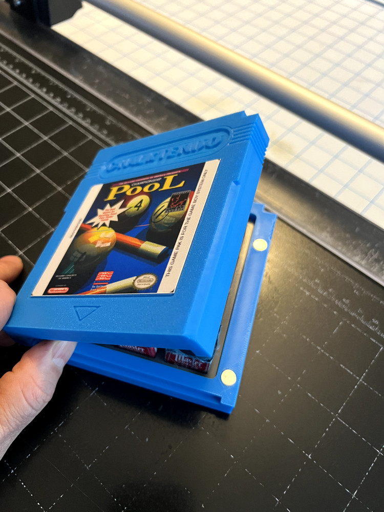 Retro Gameboy Chalk Holder Case – Holds 12 Square Chalks