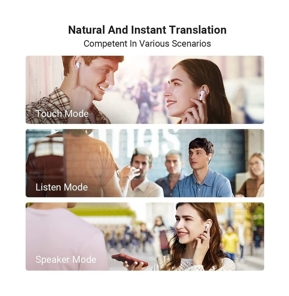 Timekettle M3 Language Translator Earbuds, Two-Way Translator Device with APP...