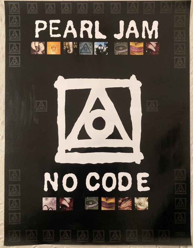 Pearl Jam 1996 Promo Poster No Code F