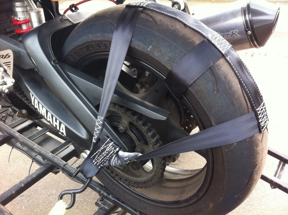 Trackbike Transport Tie-Down Wheel Strap Light Strong Polyester webbing Strap
