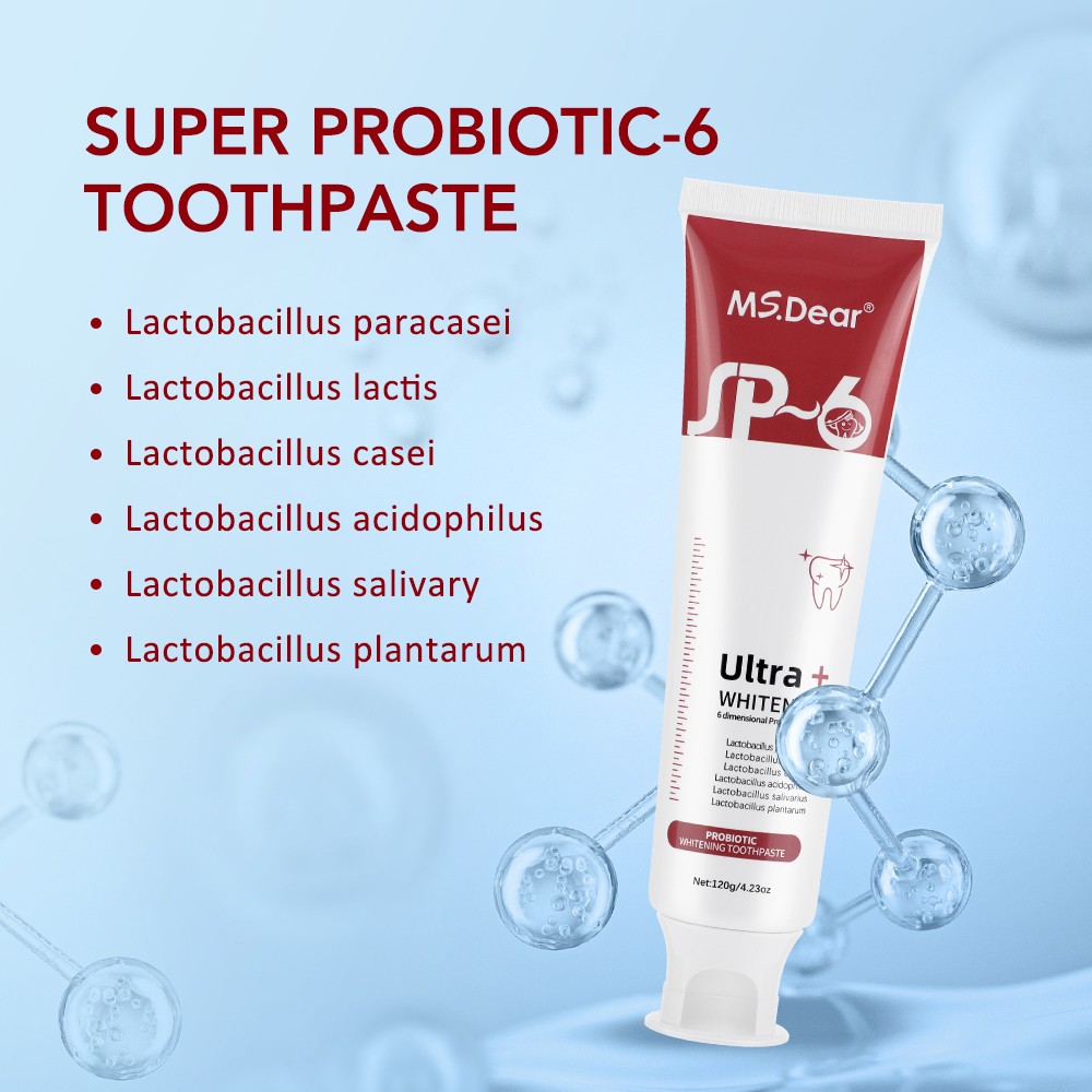 SP-6 Probiotic Toothpaste,Sp-6 Toothpaste Ultra Whitening Quick White Toothpaste
