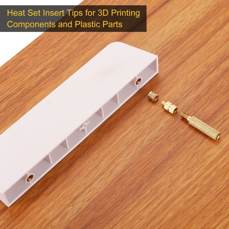 8 Pcs Heat Set Insert Tips for Threaded Inserts M2 M2.5 M3 M4 M5 M6 M8