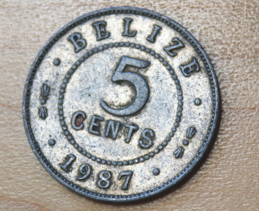 1987 Belize 5 Cents