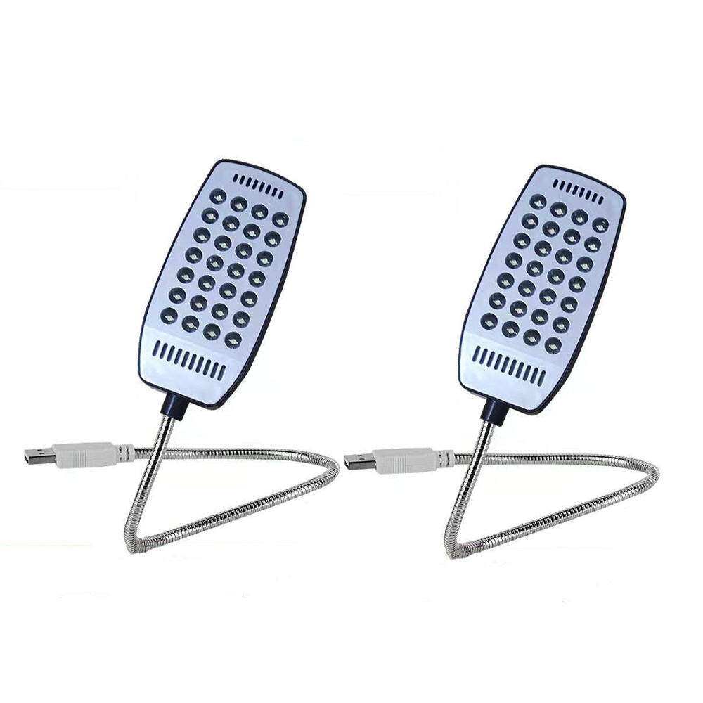 2/4Pcs 28LED USB Light Flexible Computer Notebook Laptop PC Desk Reading Lamp US