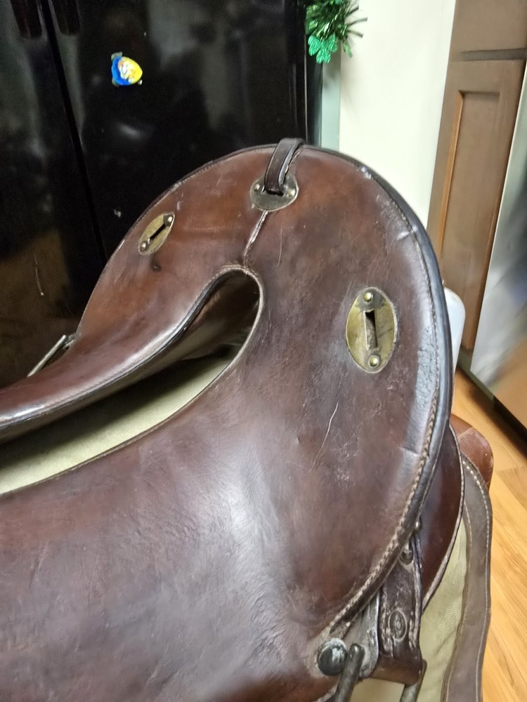 US Cavalry M1904 McClellan Saddle Marked JCH,LEW