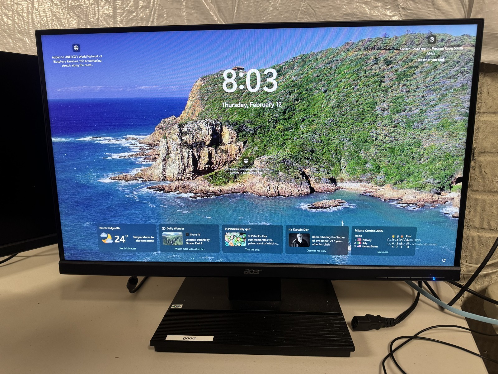 Acer V276HLBMD LCD Monitor 27 Inch