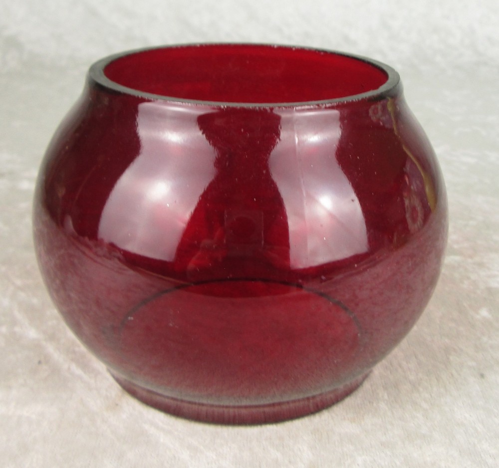 Kopp Railroad Glass Globe Ruby Red Train Lantern Ball Shape "K" Mark