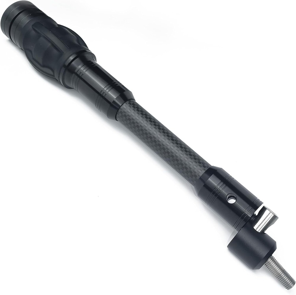 Carbon Archery Bow Stabilizer Single Side Adjustable V-Bar Mount Quick Disconnec