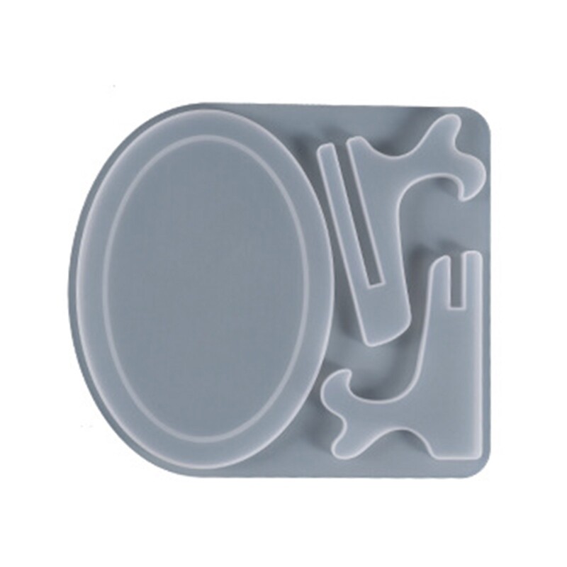 Rectangle Oval Irregular Shape Picture Frame Silicone Mold Decor Home Ornament