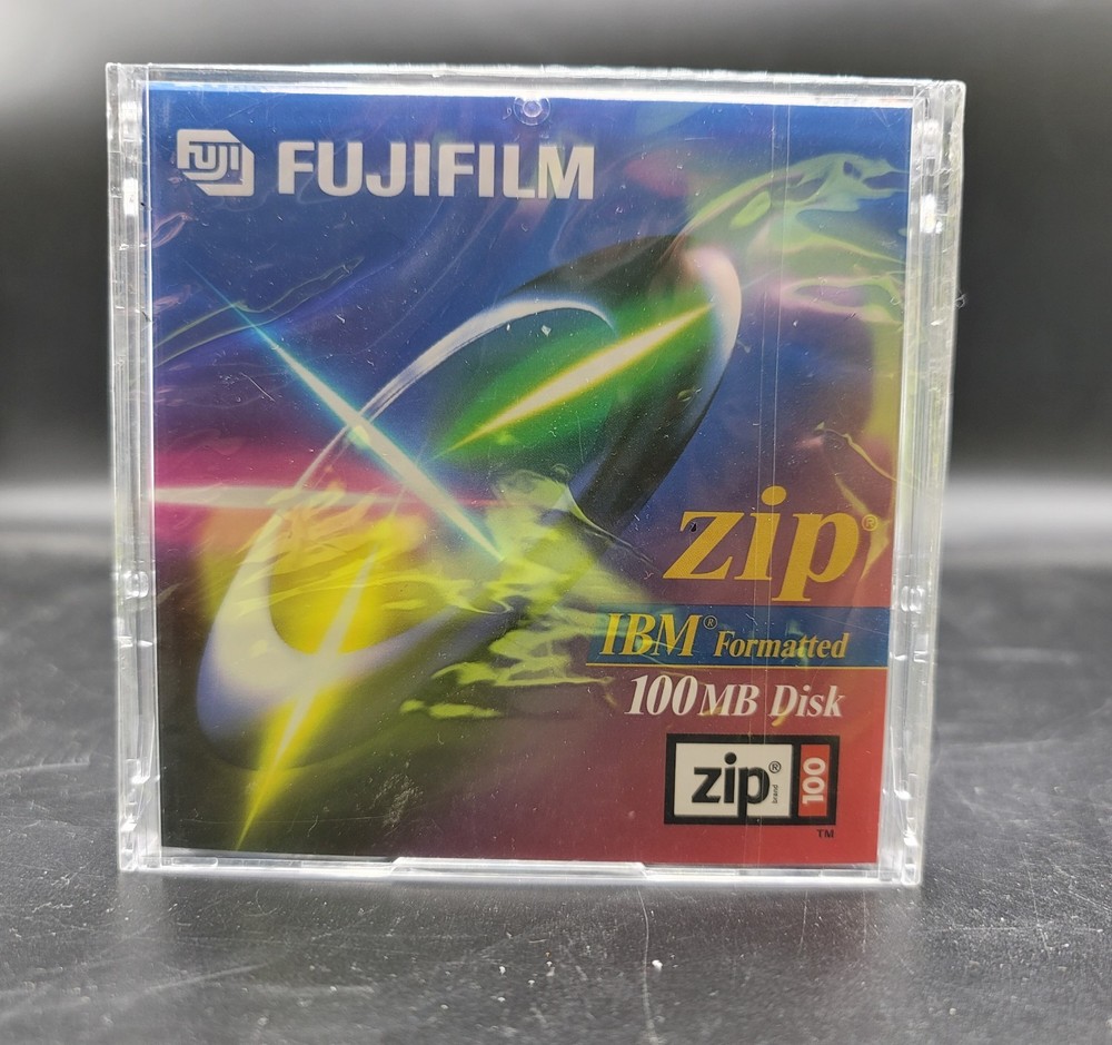 Zip Disk FujiFilm IBM Formatted 100 MB ATOMM Technology