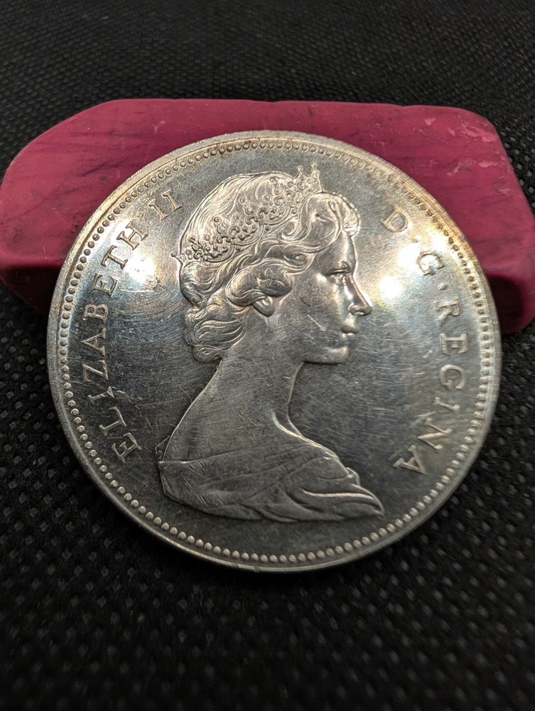 1966 Canada Silver Dollar %80