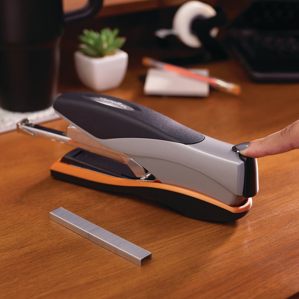 Swingline Optima 40 Reduced Effort Desk Stapler, Silver