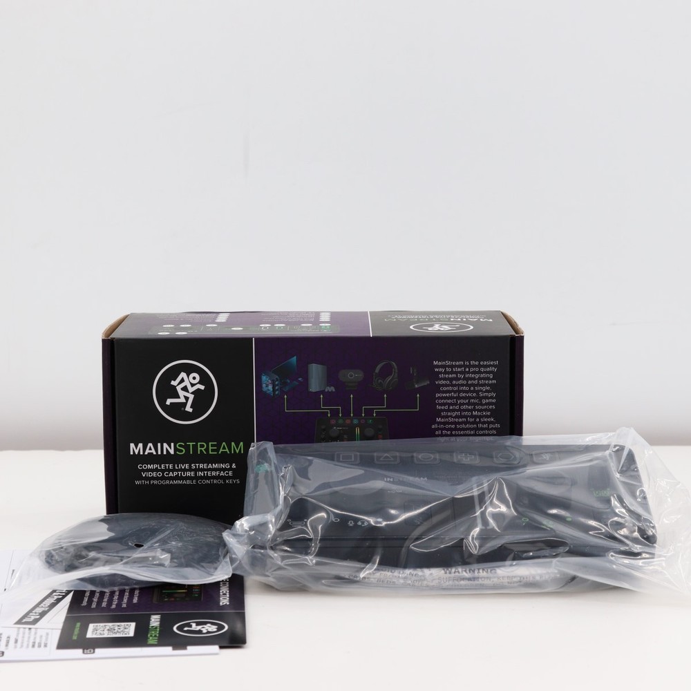 Mackie MainStream Live Streaming & Video Capture Interface Open Box (PZ1004952)