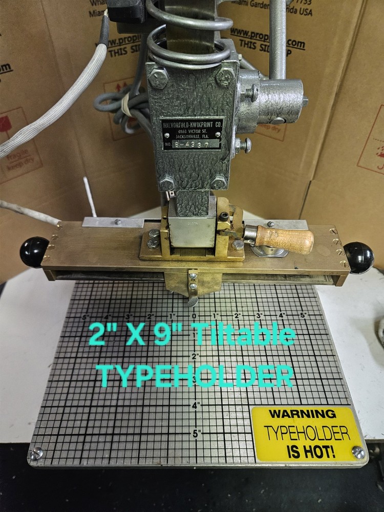 KWIKPRINT  Model 86  2" X 9" Multiline Typeholder