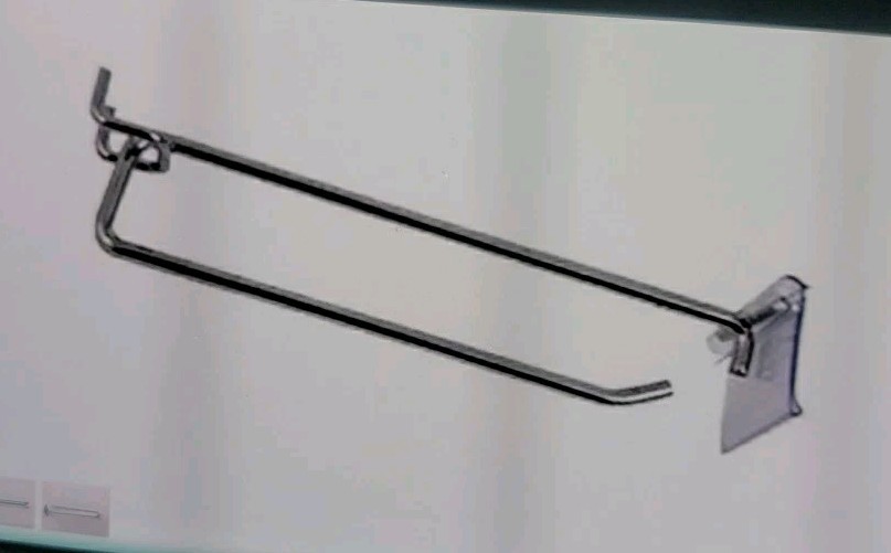 Pegboard hooks 6" with Price tags holder box of 100