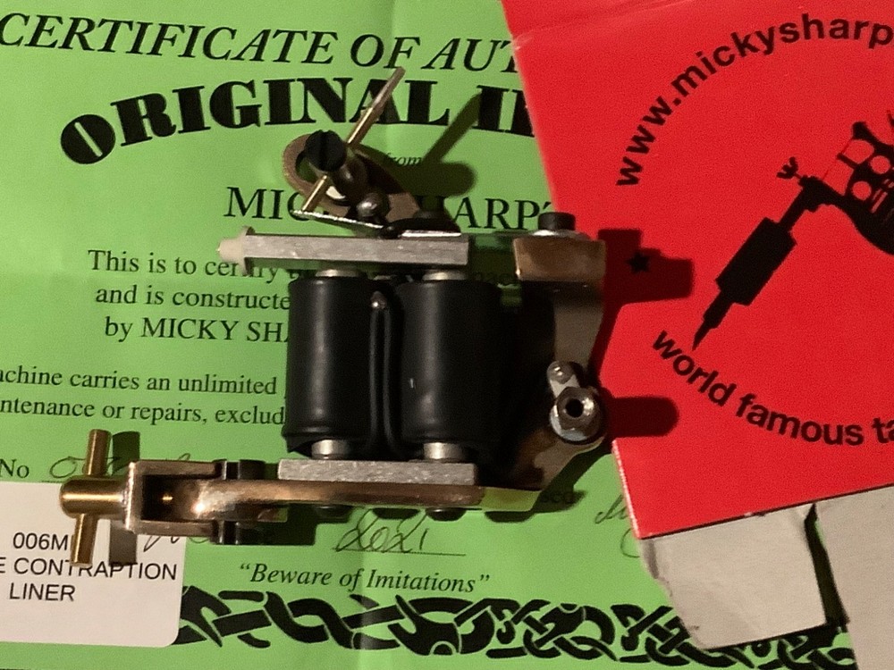 2021 Micky Sharpz Contraption Bronze Liner Tattoo machine