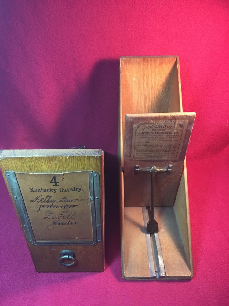 1880s Woodruff's File Two Holders