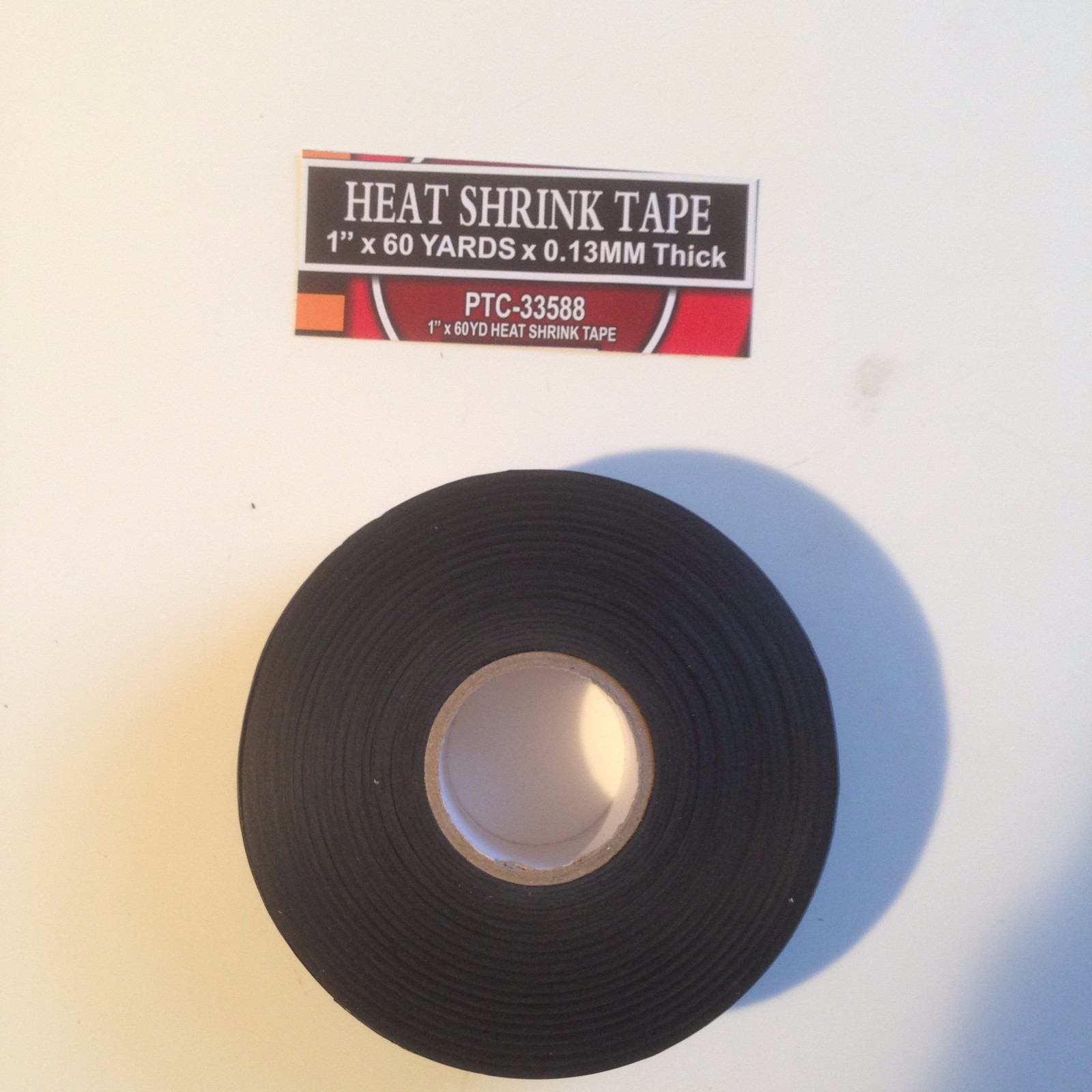1"x 60 YARDS BLACK HEAT SHRINK TAPE