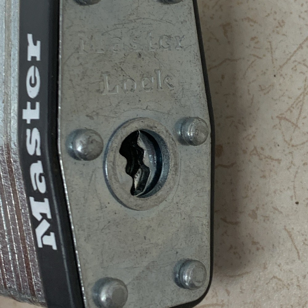 Master Lock Keyed Padlock Stainless Steel Locker School Work Security