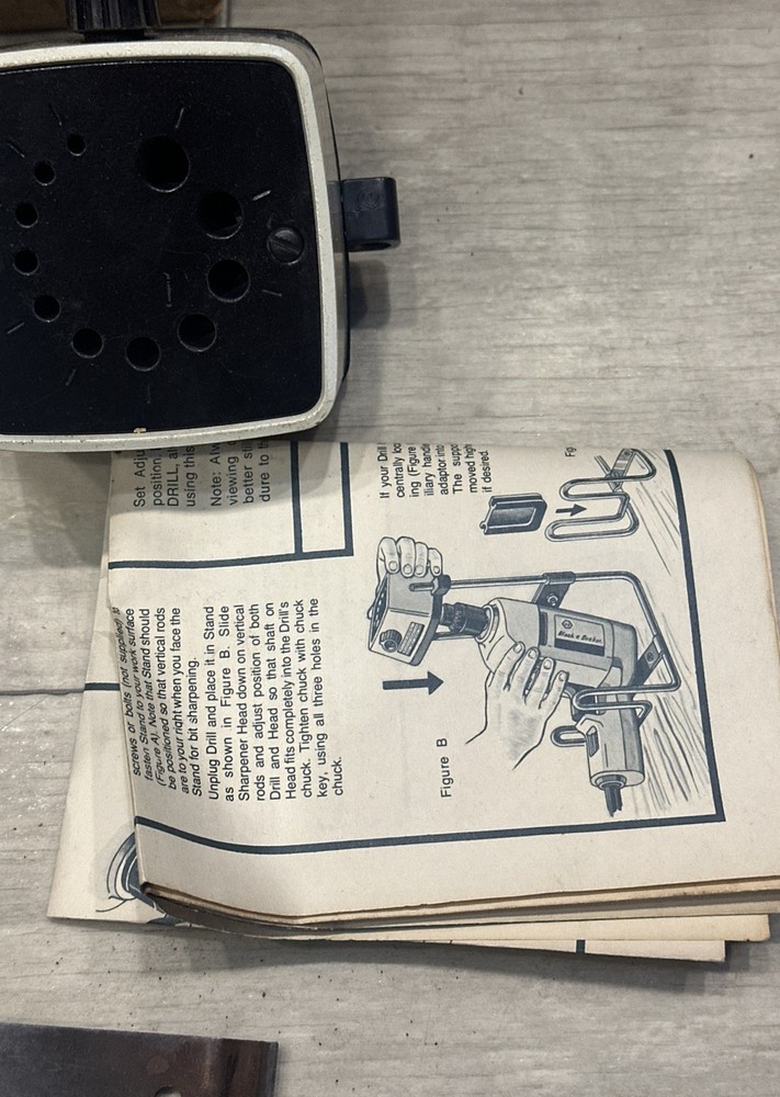 BLACK & DECKER No 7980 DRILL BIT SHARPENER