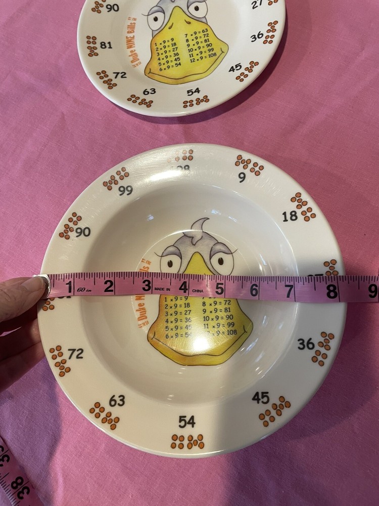 Times Table Meet The Multiples Melamine Dish Set